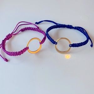 Giando Massi Set of Two Vite Friendship Style Bracelets